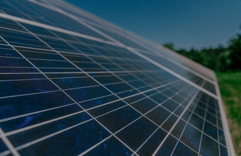 Solar panels capturing sunlight