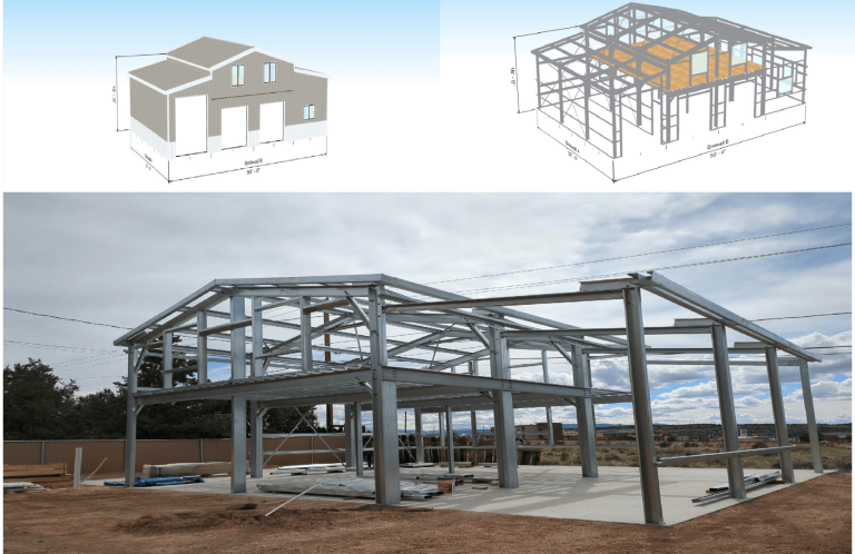 Cold-formed building frame and design examples